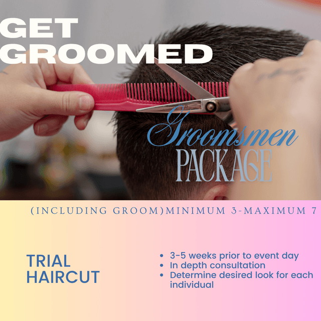 Get Groomed💍Groomsmen Package at Vibeatory Hair Shop in Tempe, AZ